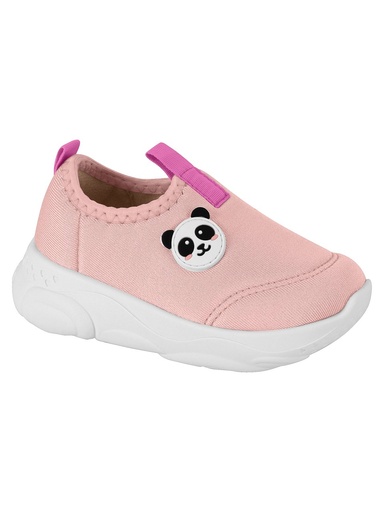 Tênis Slip On Molekinha com Panda para Menina