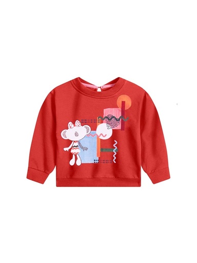 Blusa de Moletom Estampada para Menina