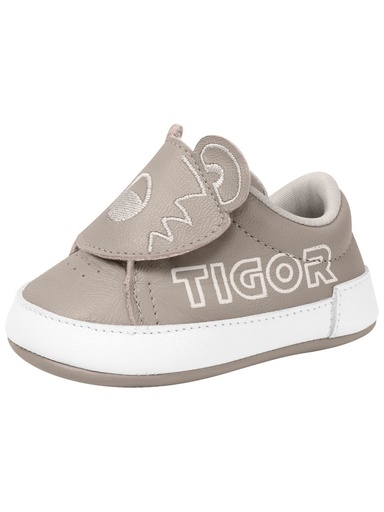 Tênis Tigor T. Tigre com Orelhinhas e Velcro para Bebê