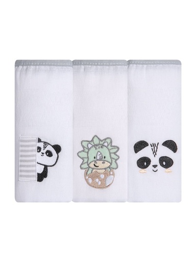 Kit 3 Fraldas Gifts Panda e Dino Friends
