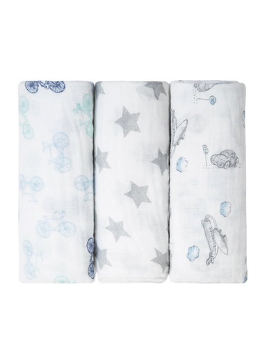 Kit 3 Cueiros Swaddle Fusca
