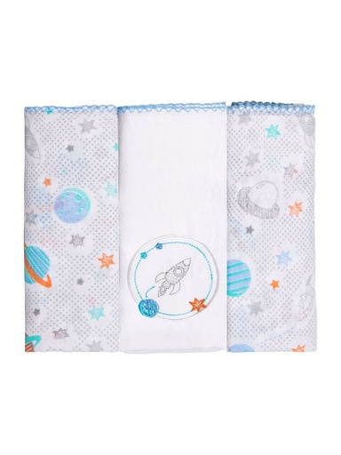 Kit 3 Fraldas Planetas