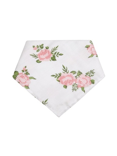 Babador Bandana Soft Bamboo Rosas Mami