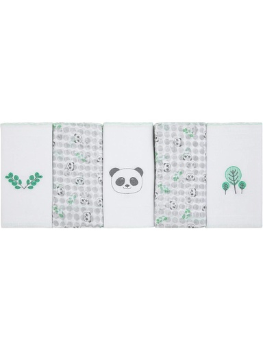 Kit 5 Fraldas Composê Panda Papi