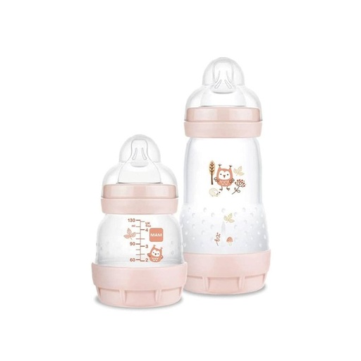 Kit 2 Mamadeiras Coruja para Menina