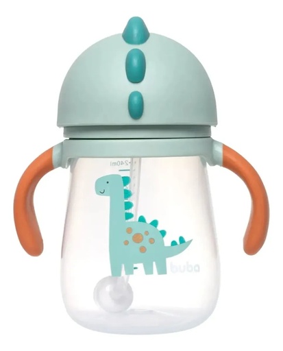 Copo com Canudo e Alças Dino