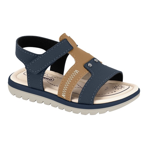 Sandália Casual com Velcro Molekinho para Menino