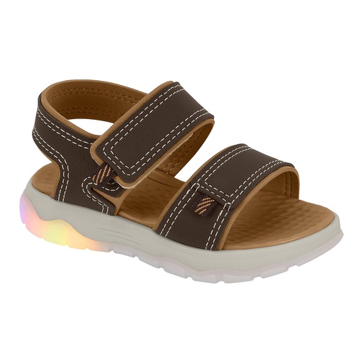 Sandália com Luz de LED e Velcro para Menino
