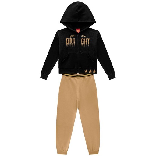 Conjunto Moletom You Are Bright para Menina
