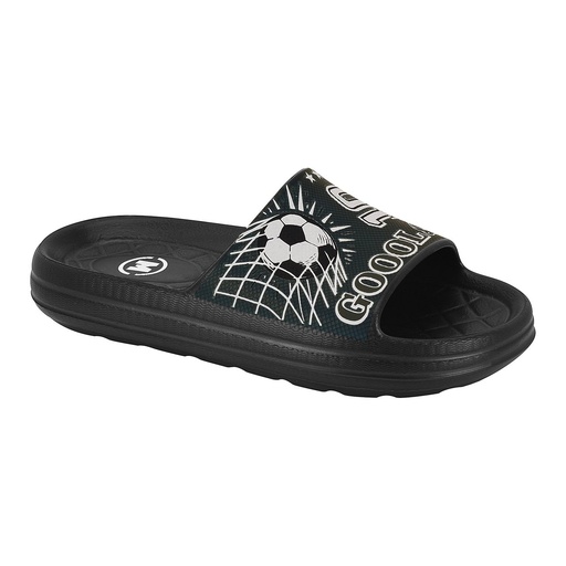 Chinelo Slide com Bola de Futebol para Menino