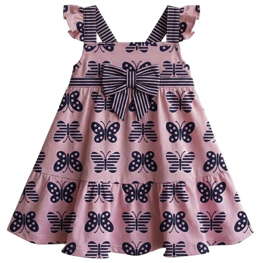 Vestido Kyly Estampa de Borboletas