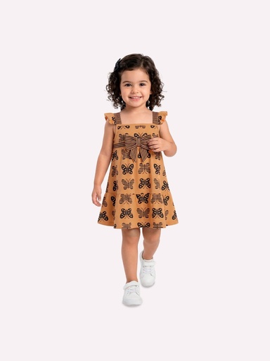Vestido Estampa de Borboletas
