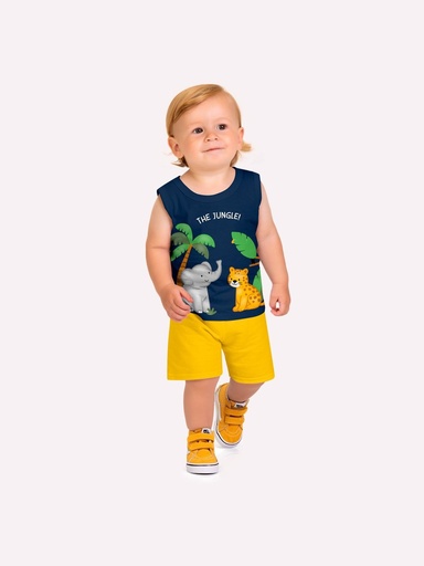 Conjunto Bichinhos da Selva para Menino