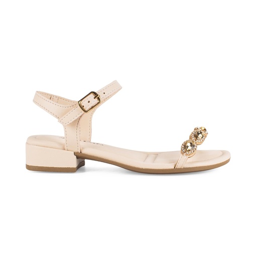 Sandália de Saltinho Pink Cats com Girassol para Menina