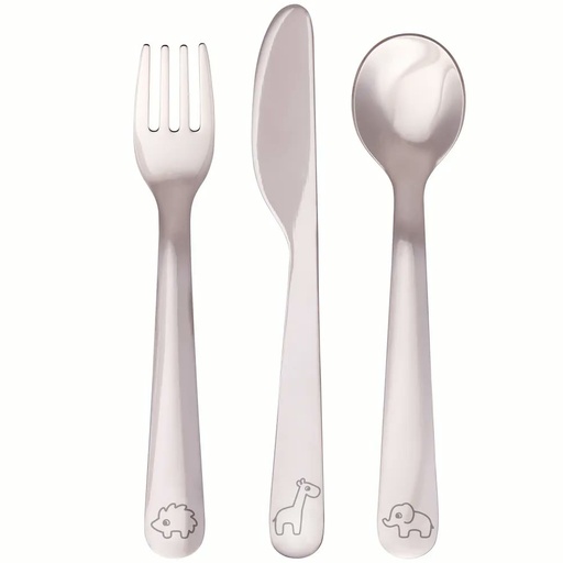 Kit Talheres de Aço Inox Cloudy Buba