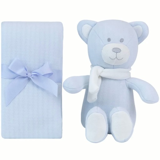 Ursinho de Pelúcia com Mantinha para Bebê