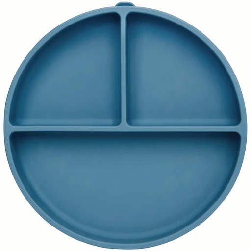 Pratinho de Silicone com Ventosa e Divisórias