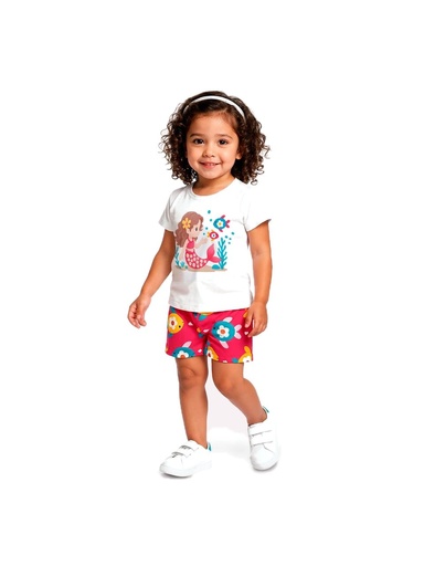 Conjunto Sereia Fundo do Mar para Menina