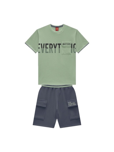 Conjunto Camiseta e Bermuda para Menino