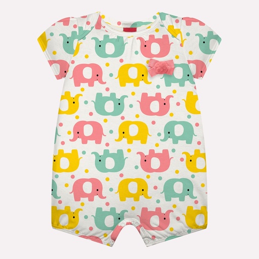 Macaquinho Elefantes Kyly para Bebê