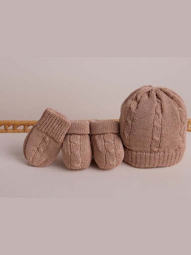 Kit Gorro, Luvas e Sapatinho Davi