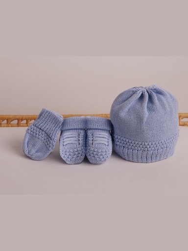 Kit Gorro, Luvas e Sapatinho Saul Mundo Faz de Conta