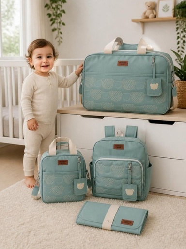 Kit Bolsa Maternidade Forest 5 Peças