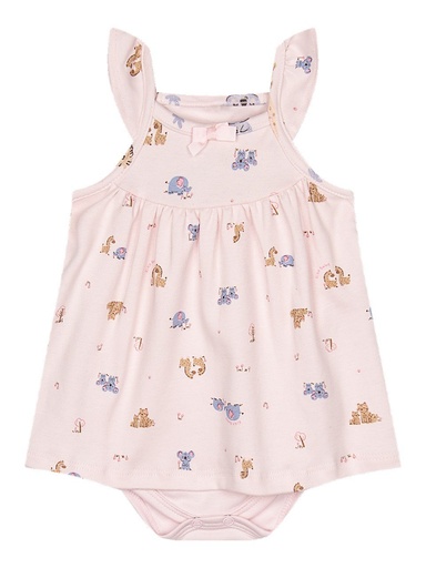 Body Vestido com Bichinhos