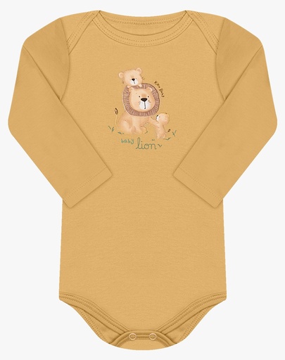Kit Body Manga Longa Kiko Baby para Bebê