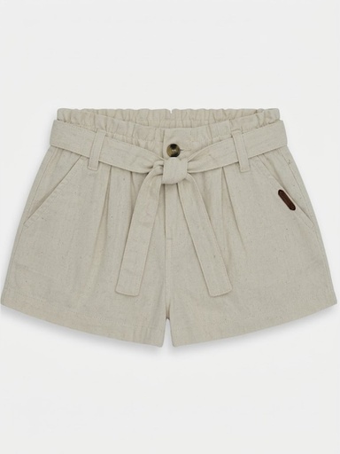 Short Clochard com Faixa para Menina