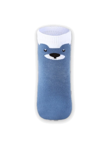 Meia Bebê com Orelhinhas de Urso para Menino