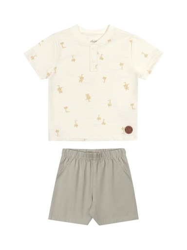 Conjunto Camiseta com Botões Elian para Menino