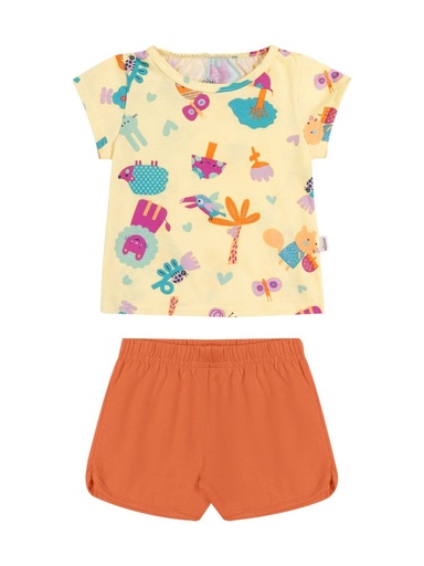 Conjunto Jardim Estampado para Menina