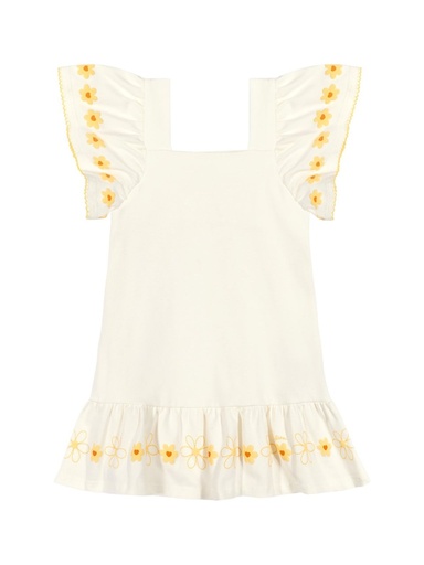 Vestido com Flores Bordadas Elian