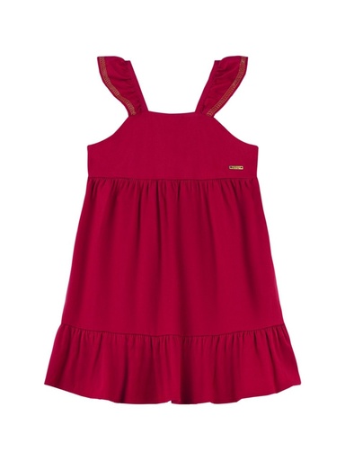 Vestido Alça com Babado Elian