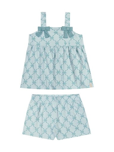 Conjunto Estampa de Laços para Menina