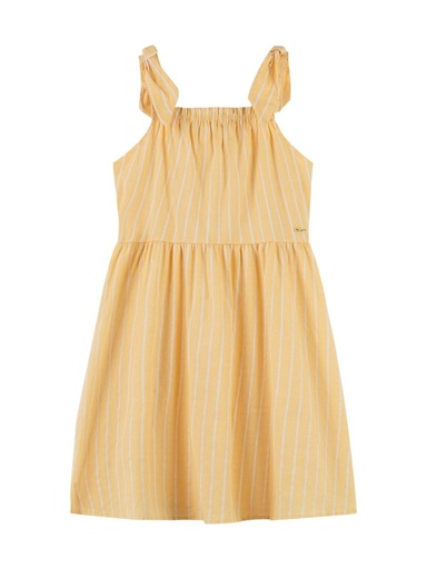 Vestido Listrado de Alça Elian