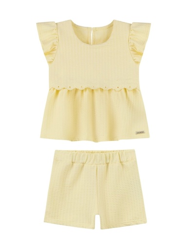 Conjunto Bata com Babado Colorittá para Menina