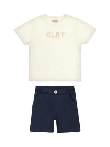 Conjunto CLRT com Bermuda Colorittá para Menino