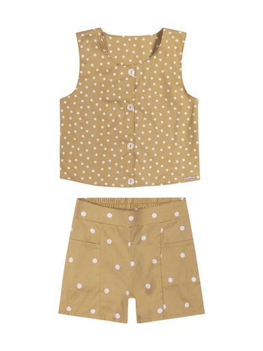 Conjunto Colete de Poá e Short Colorittá