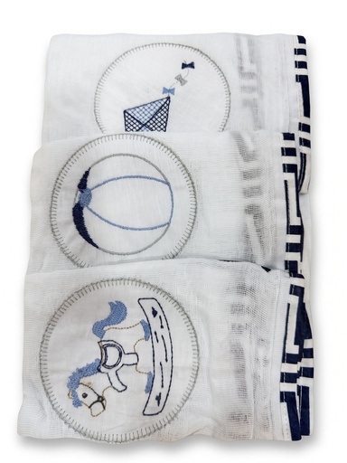 Kit 4 Fraldas de Ombro e Boca Brincadeira