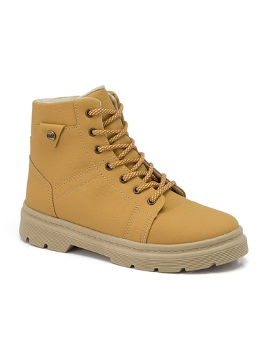 Bota Klin London Kids Mostarda com Cadarço