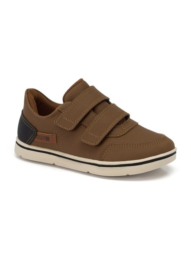 Sapatênis Klin Flyer Mini Caramelo com Velcro