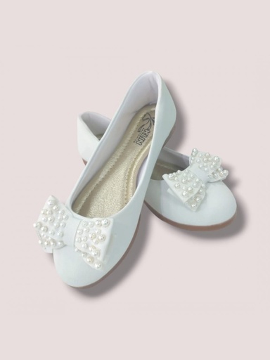 Sapatilha Klin Princesa Kids com Laço de Pérolas