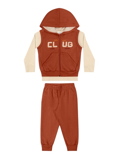 Conjunto com Colete Explorer Club para Menino