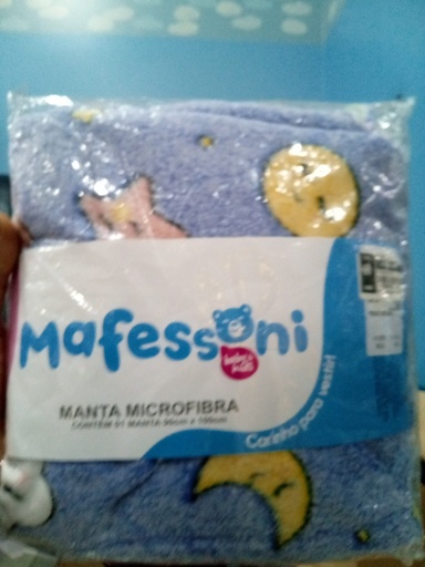 Manta Microfibra Estampada Mafessoni para Bebê