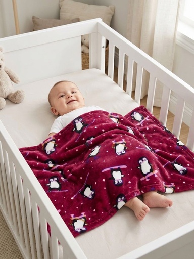 Manta Microfibra Estampada para Bebê