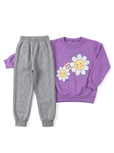 Conjunto de Moletom Estampado